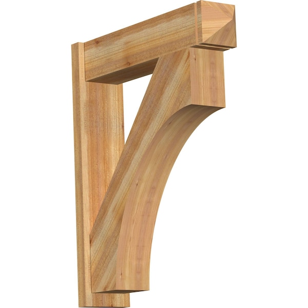 Ekena Millwork Westlake Arts & Crafts Rough Sawn Outlooker, Western Red Cedar, 8"W x 34"D x 40"H OUT08X34X40WTL03RWR - main